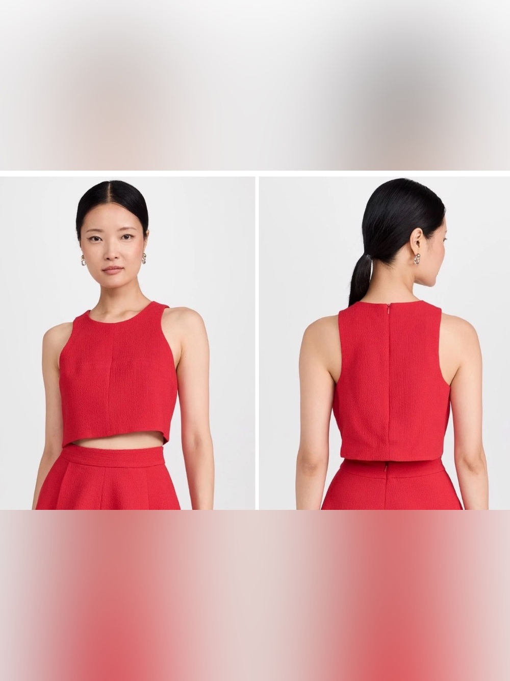 Black Halo Sanibel classic red top size 0